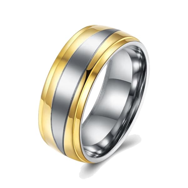 19,8 mm unisex enkel bredare ring 8 mm