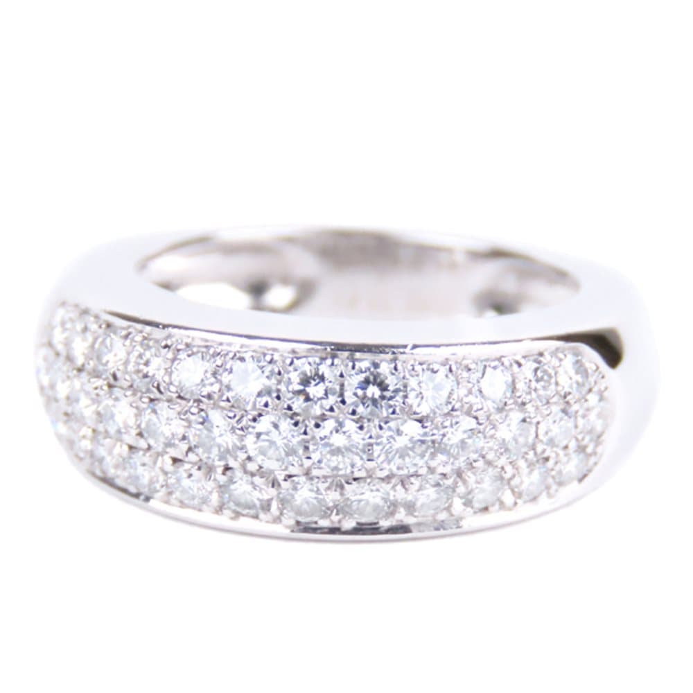 Van Cleef and Arpels Diamond Evolution Ring Silver