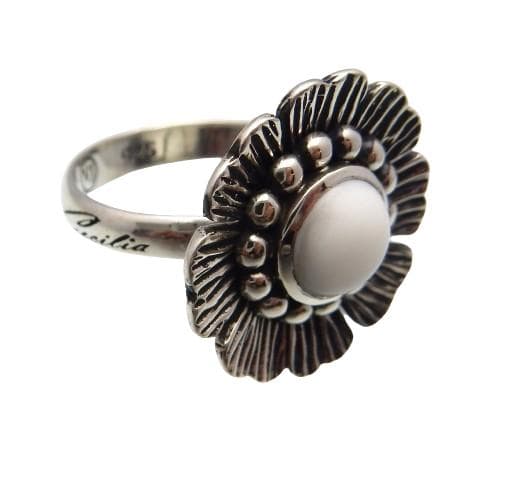 VJ Since 1890 Cecilia Collection Silverring Blomma