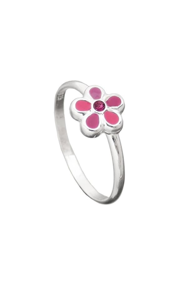 Ring For Children Pink Flower Silver 925 - GL91618-44