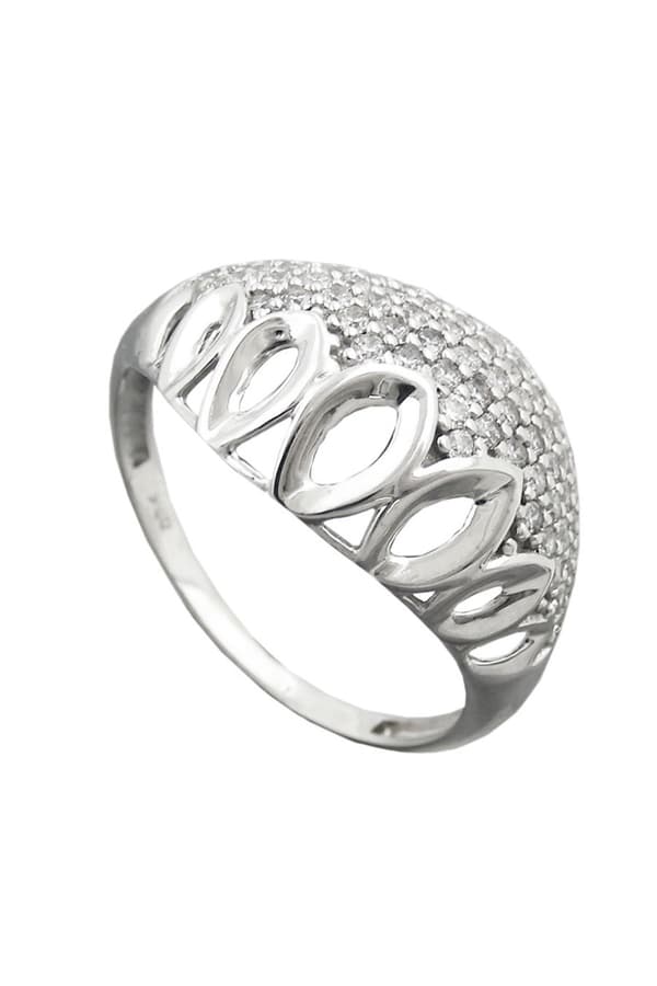 Ring With Many Zirconias Silver 925 - GL94067-53