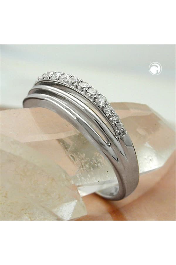 Ring Many Zirconias Silver 925 - GL94050-54