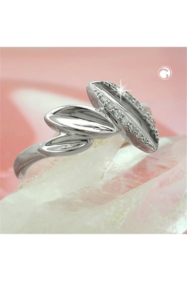 Ring With Zirconias Silver 925 - GL94041-54