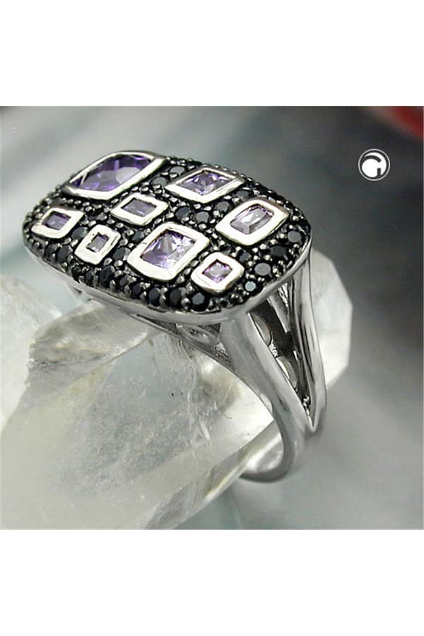 Ring Many Zirconias Silver 925 - GL94040-54