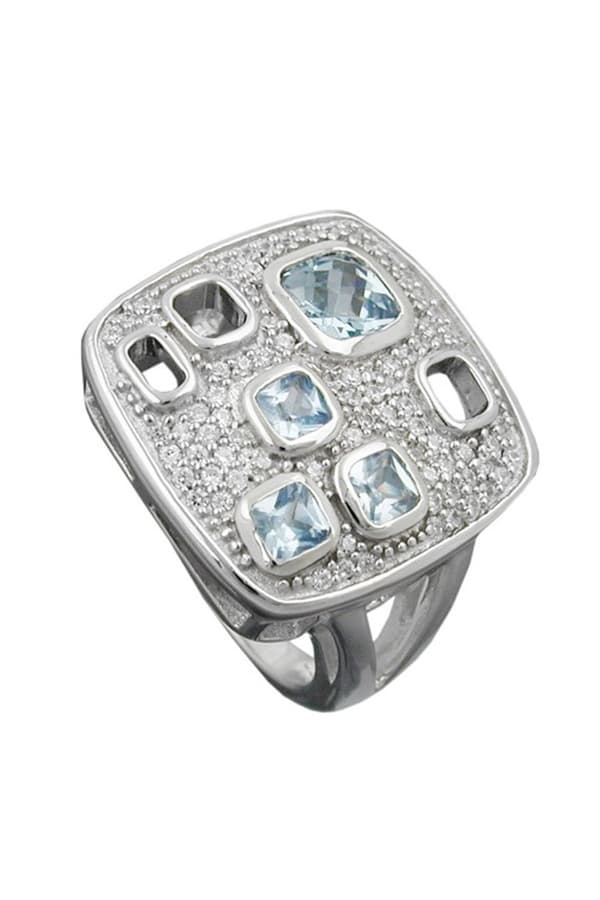 Ring Many Zirconias Silver 925 - GL94039-54