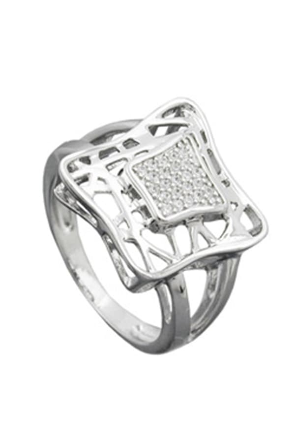 Ring With Zirconias Silver 925 - GL94038-54