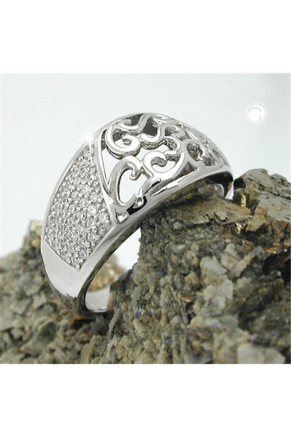 Ring With Zirconias Silver 925 - GL94037-54