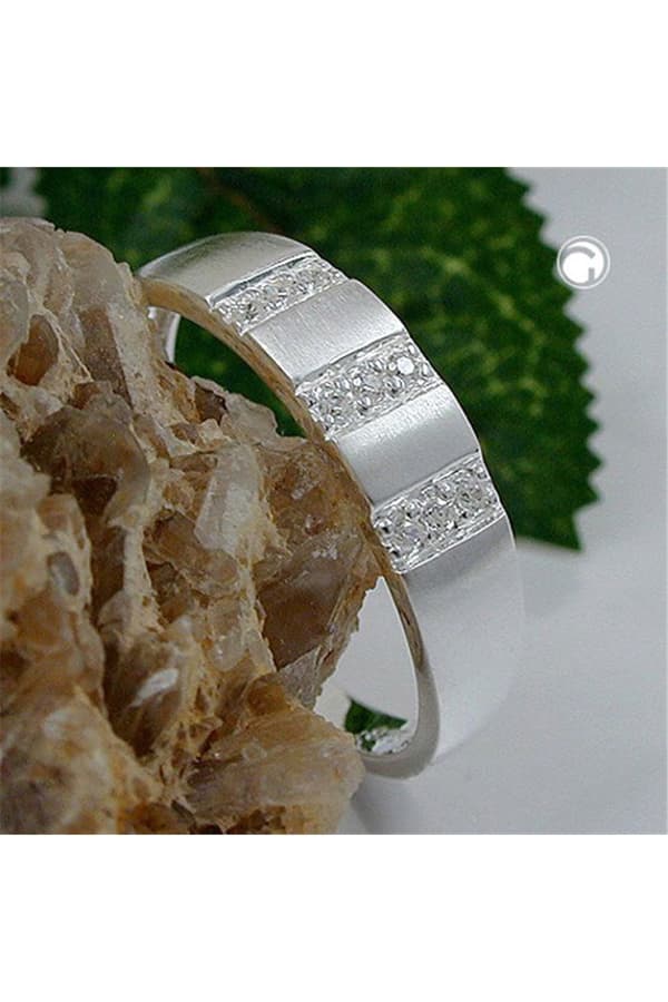 Ring 9x Zirconias Silver 925 - GL91404-54