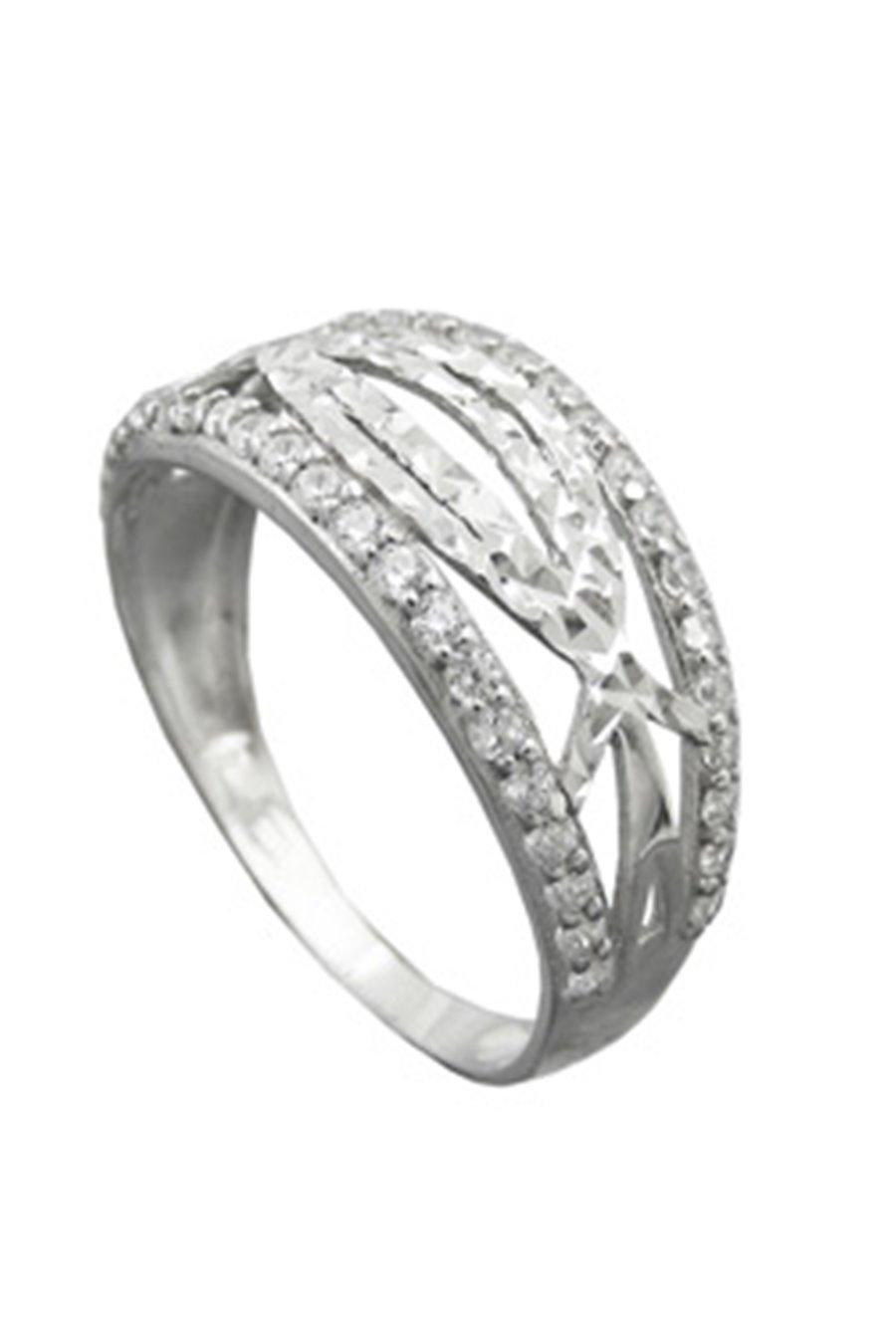 Ring With Many Zirconias Silver 925 Size 56 - GL94071-56