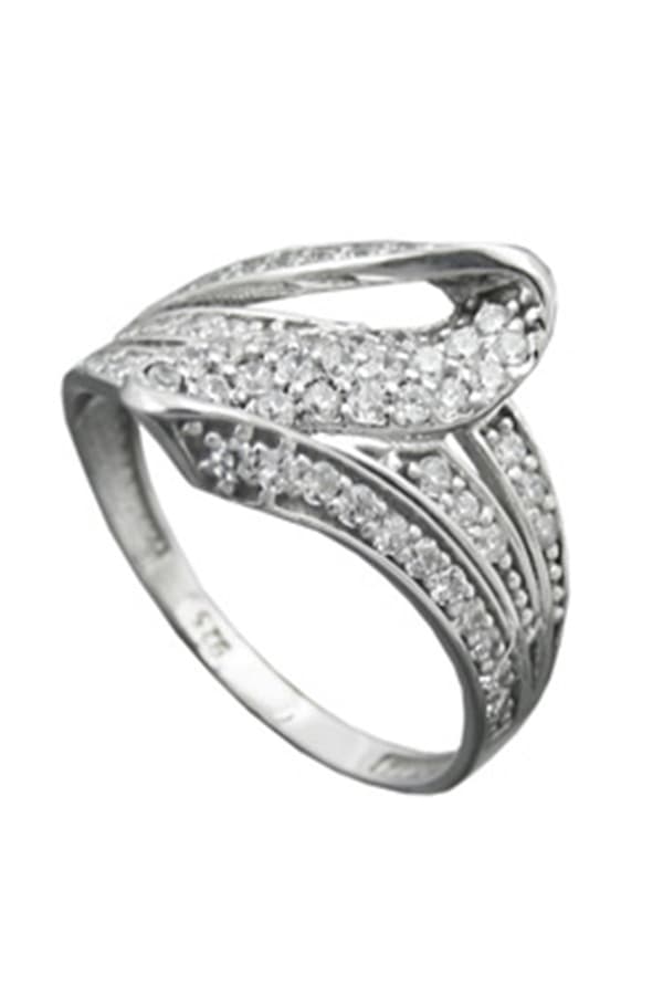 Ring With Many Zirconia Silver 925 Size 56 - GL94069-56