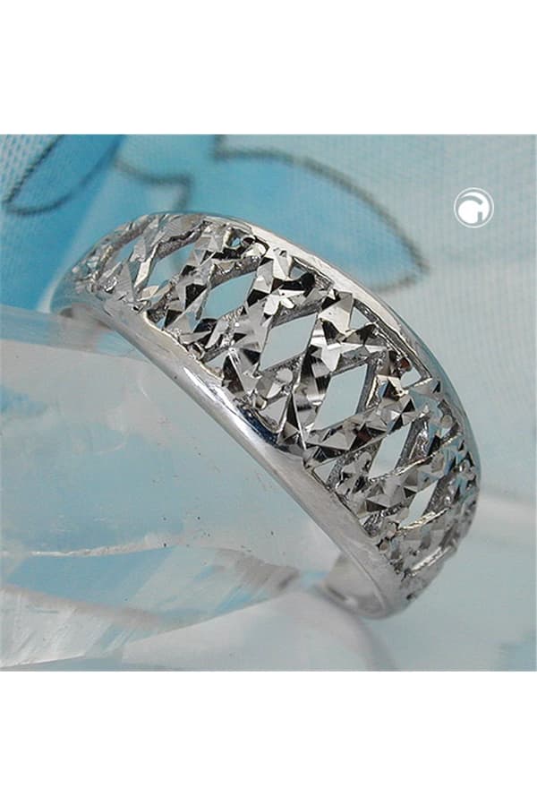 Ring With Diamond Cut Silver 925 - GL94060-57