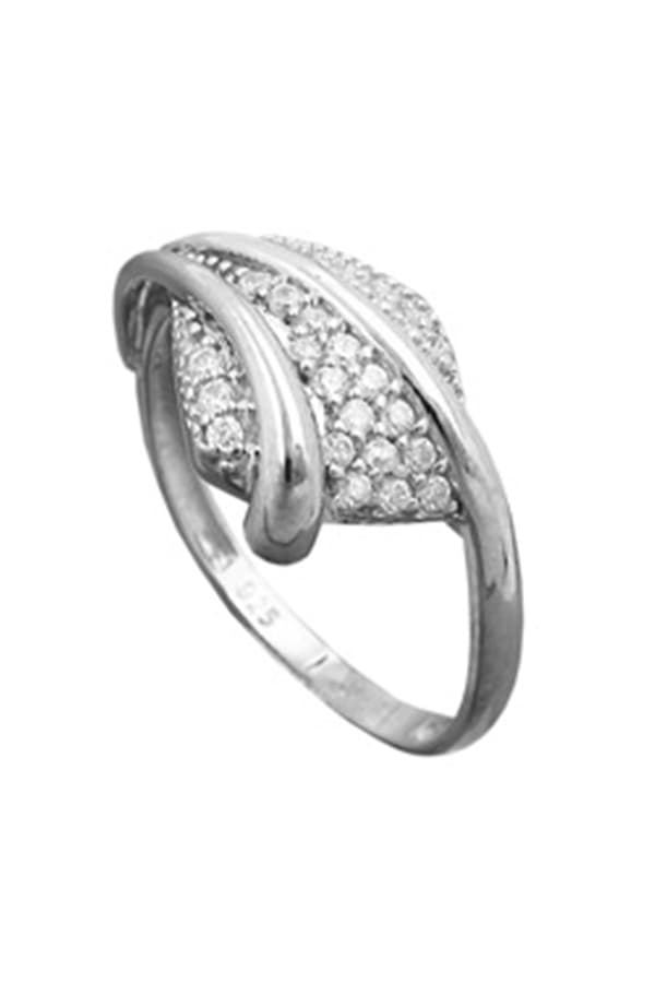 Ring With Zirconias Silver 925 - GL94056-56