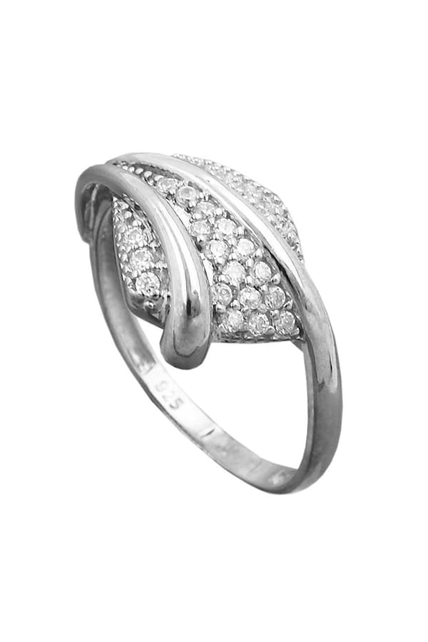 Ring With Zirconias Silver 925 - GL94056-56