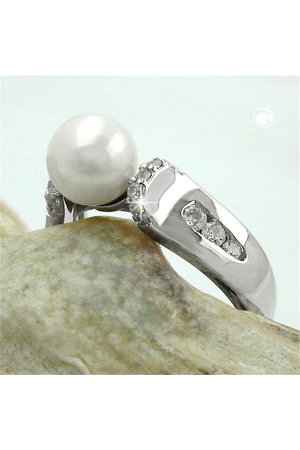 Ring Pearl And Zirconias Silver 925 - GL94044-56