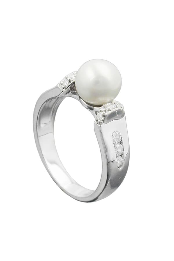 Ring Pearl And Zirconias Silver 925 - GL94044-56