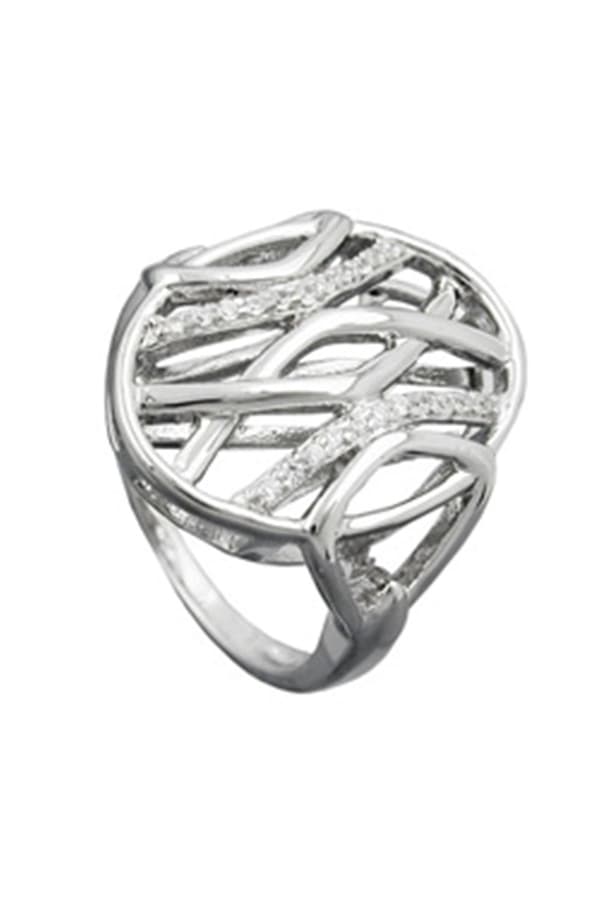 Ring Many Zirconias Silver 925 - GL94036-56