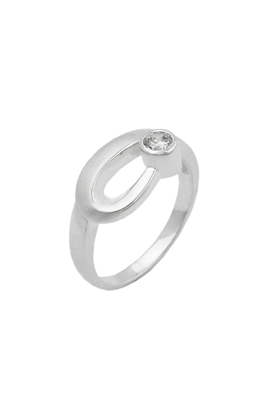 Ring 9mm Zirconia Crystal Silver 925 - GL92665-56