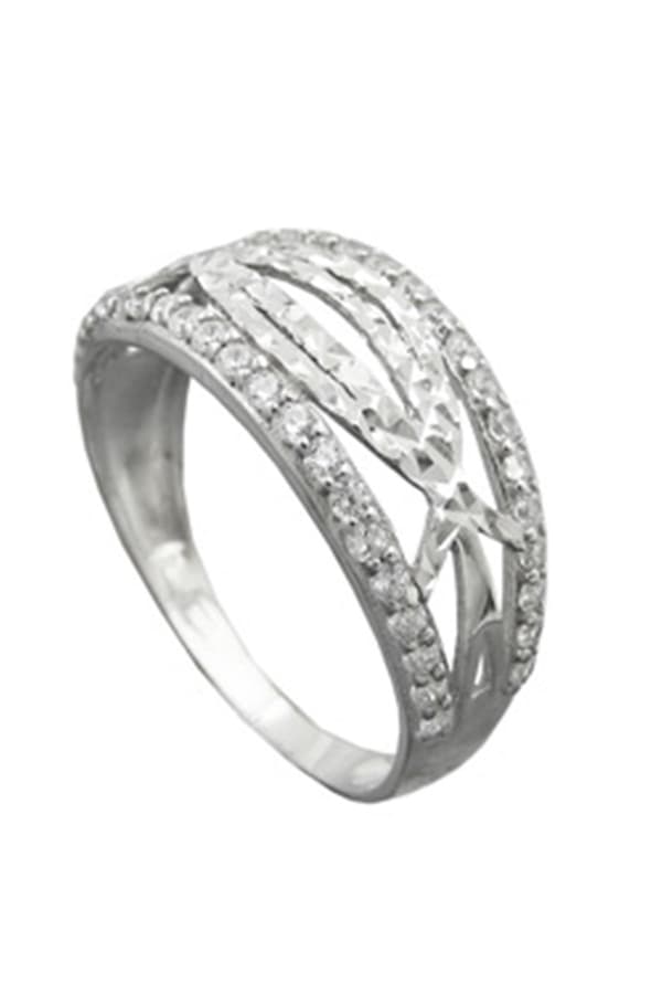 Ring With Many Zirconias Silver 925 Size 58 - GL94071-58