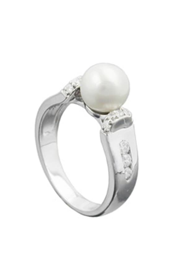 Ring Pearl And Zirconias Silver 925 - GL94044-58