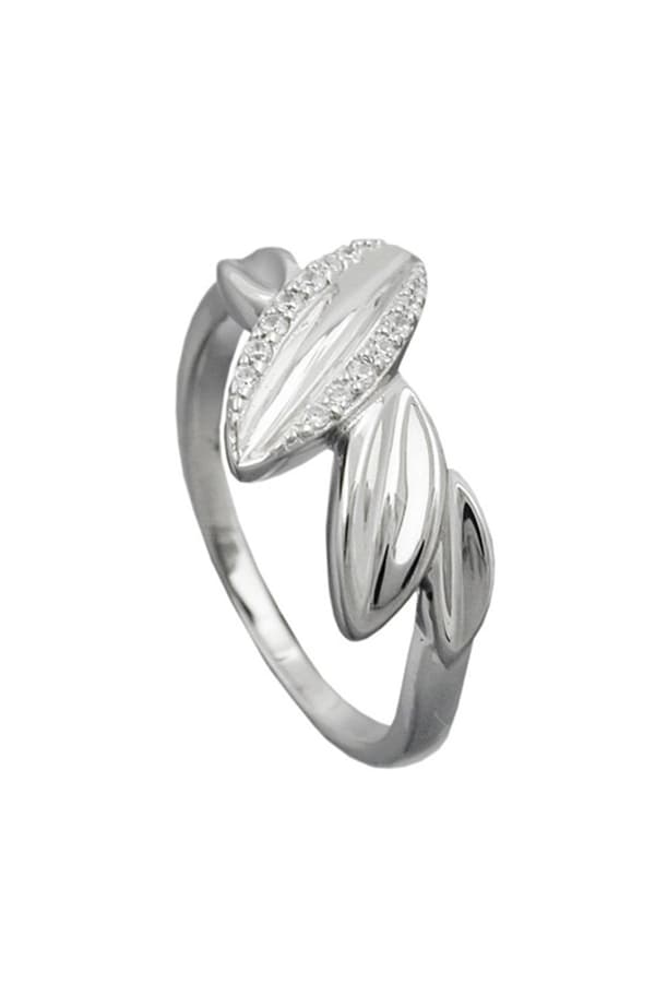 Ring With Zirconias Silver 925 - GL94041-58