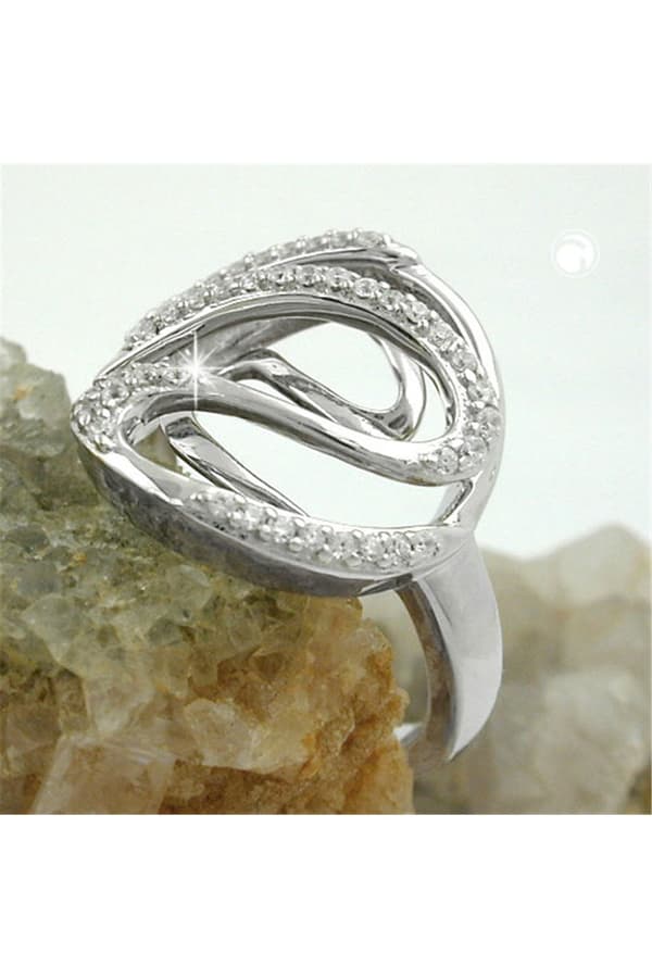 Ring Many Zirconias Silver 925 - GL94045-60