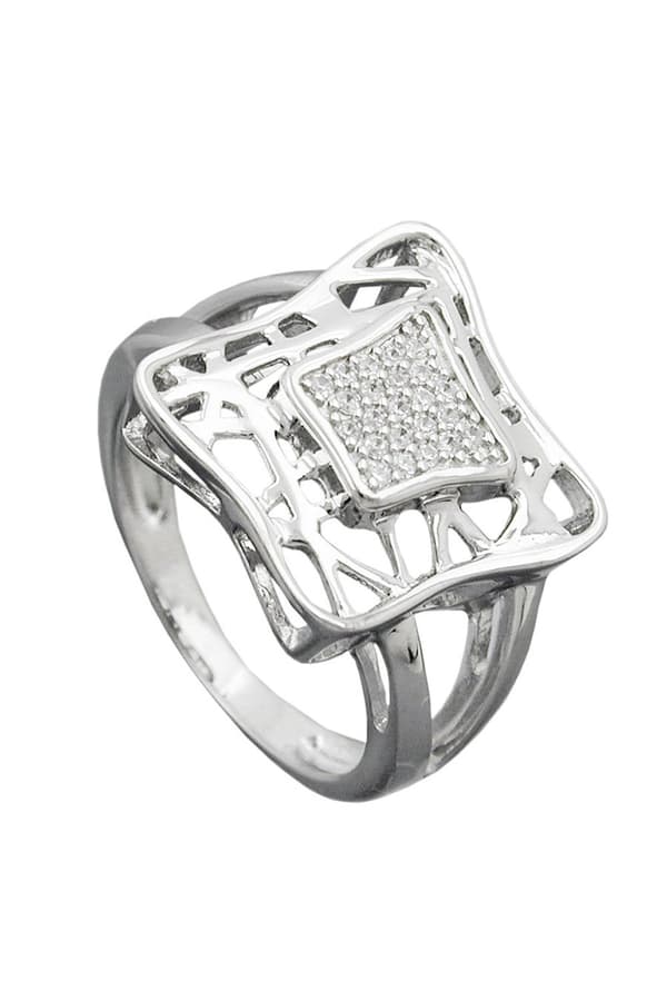 Ring With Zirconias Silver 925 - GL94038-60