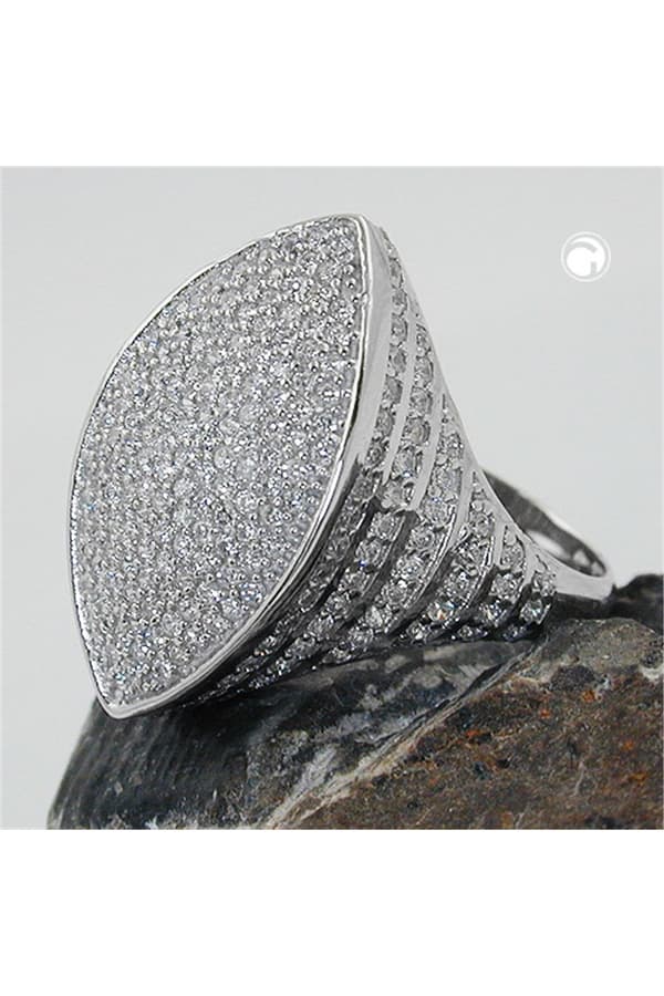 Ring Many Zirconias Silver 925 - GL94053-62