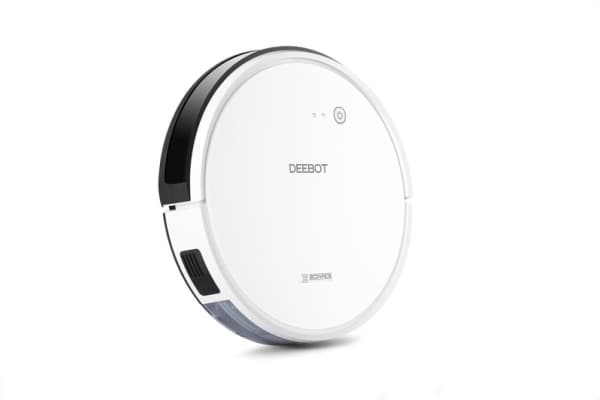 Dulkiu siurblys Ecovacs Vacuum cleaner DEEBOT 605 EU Wet&Dry, Operating time (max) 110 min, Lithium, 2600 mAh, Dust capacity 0.52 L, 64 dB, Baltas, B