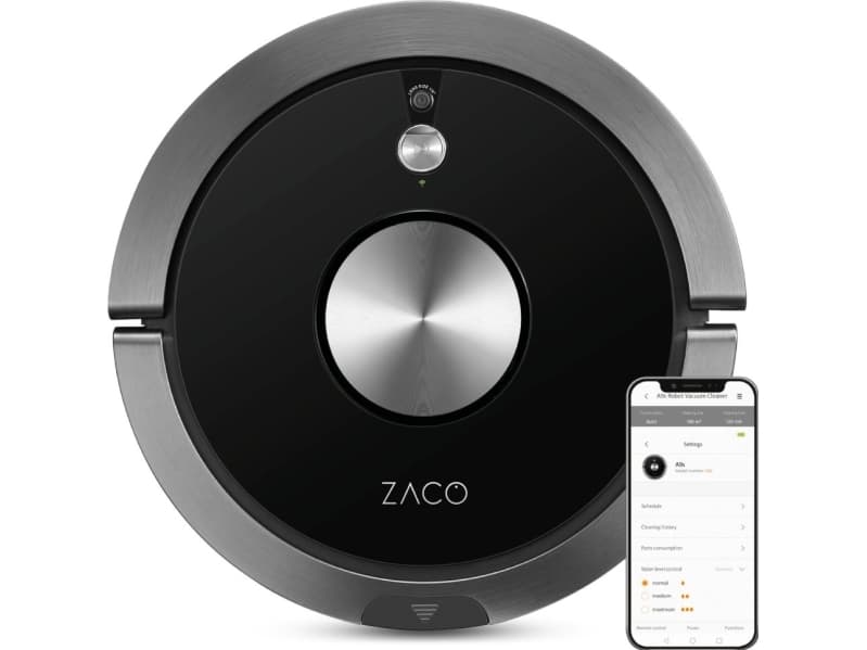 Zaco Robot A9s robotstøvsuger Poseløs Sort, Kulfiber 0,6 L