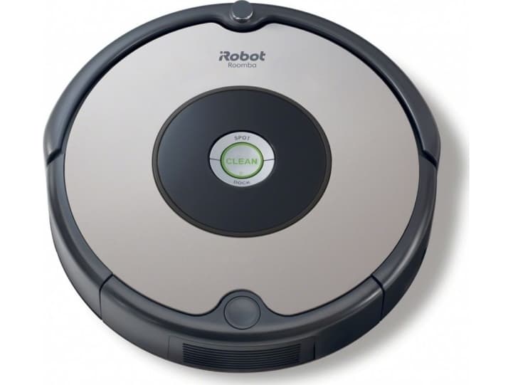 iRobot Roomba 604, Uten pose, Svart, Sølv, Rund, 0,6 l, AeroVac, Teppe, Hardt Gulv