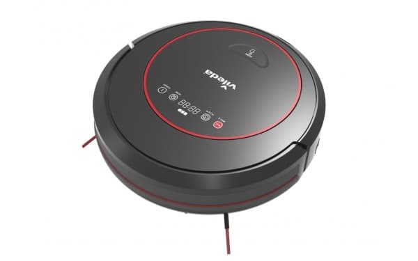 Vileda Robot VR 302, Poseløs, Sort, Rød, Rund, LED, 0,5 L, 65 dB