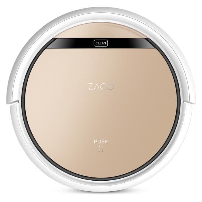 ZACO 501731 V5s Pro -pölynimuri- ja lattiarobotti - 120 minuutin itsenäisyys - 300 ml: n säiliö - 22 W: n teho