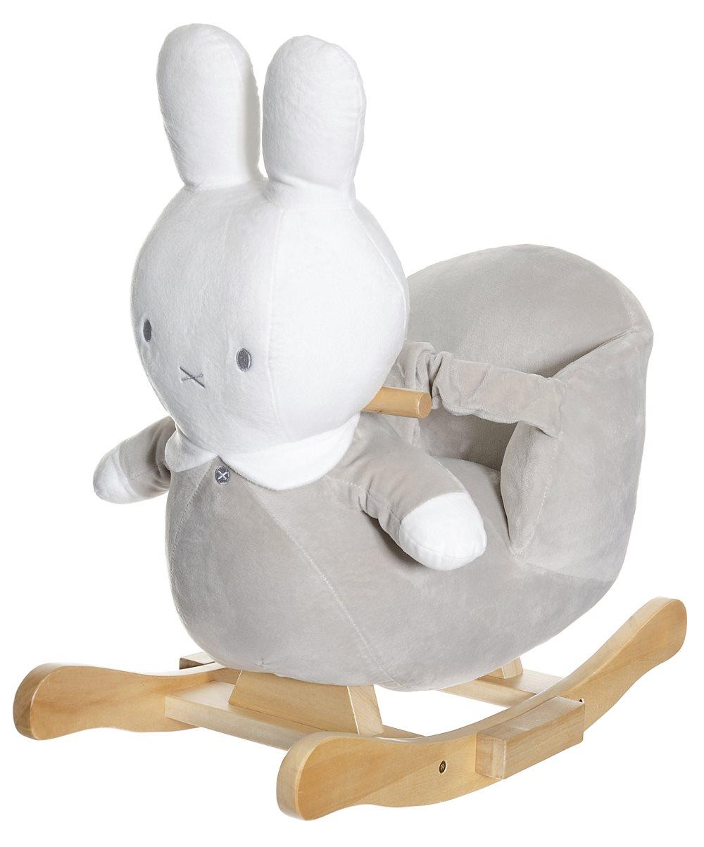 Teddykompaniet Miffy Gungdjur 62 x 61 cm Grå/Vit