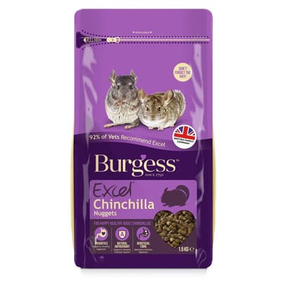 Burgess Excel Chinchilla Food Nuggets