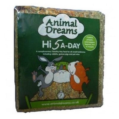 Animal Dreams Timothy 5A-Day Hay (5 X 1kg)