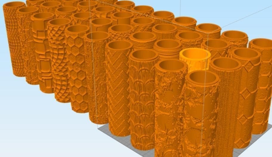 No: 35, Baking Rolling pins Clay, Texture Rollers for crafting