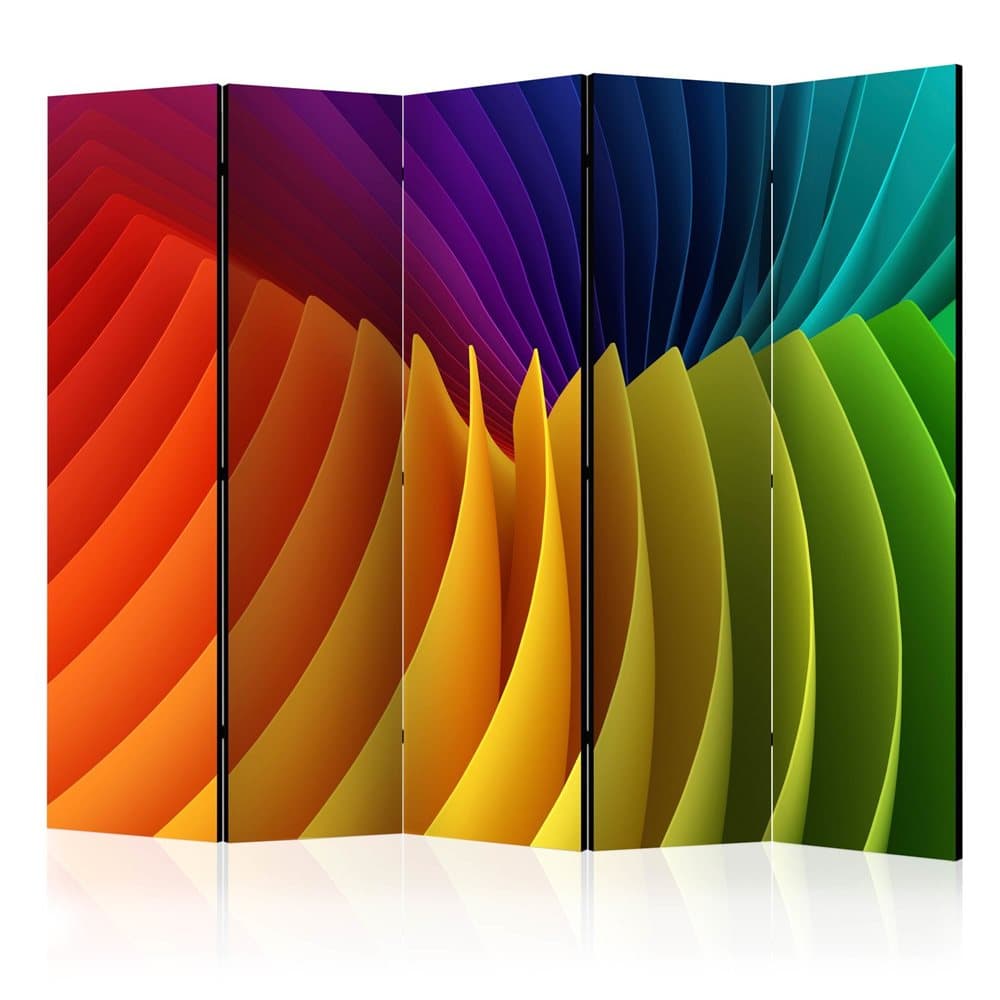 Rumsavdelare / Skärmvägg - Rainbow Wave II