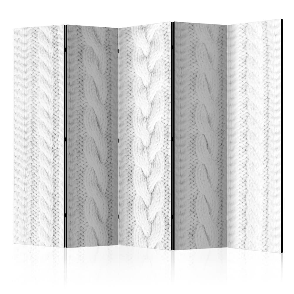 Rumsavdelare / Skärmvägg - White Knit II