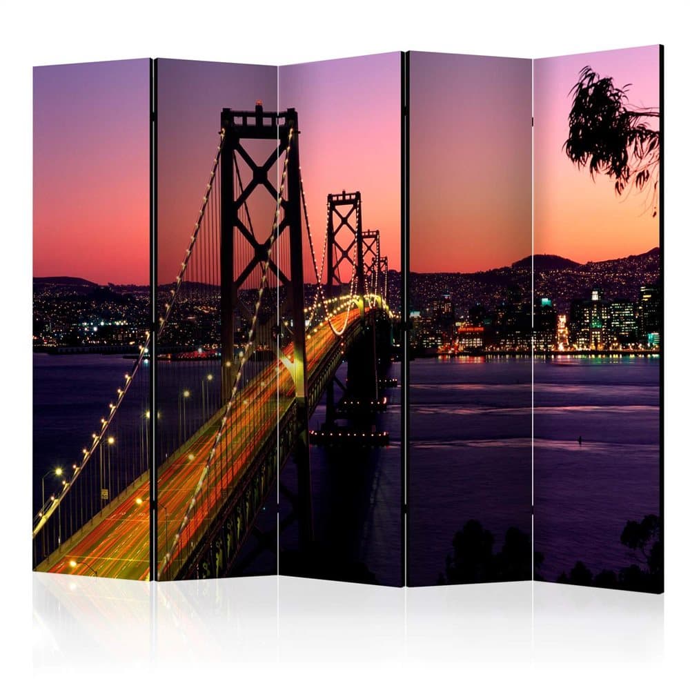 Rumsavdelare / Skärmvägg - Charming evening in San Francisco II