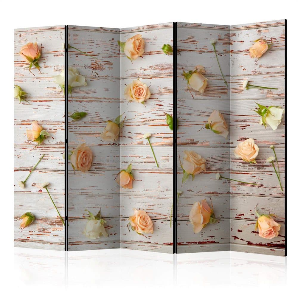 Rumsavdelare / Skärmvägg - Wood & Roses II