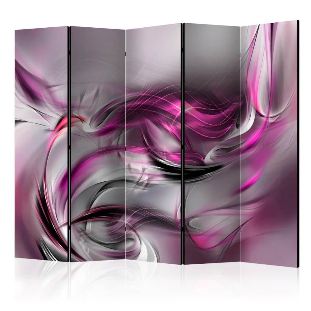 Rumsavdelare - Pink Swirls II II, 225 x 172 cm