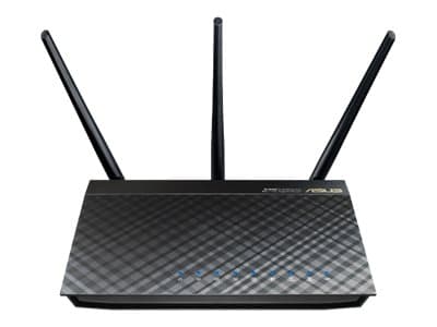 ASUS RT-AC66U - Trådlös router - 4-ports-switch - GigE - 802.11a/b/g/n/ac - Dubbelband