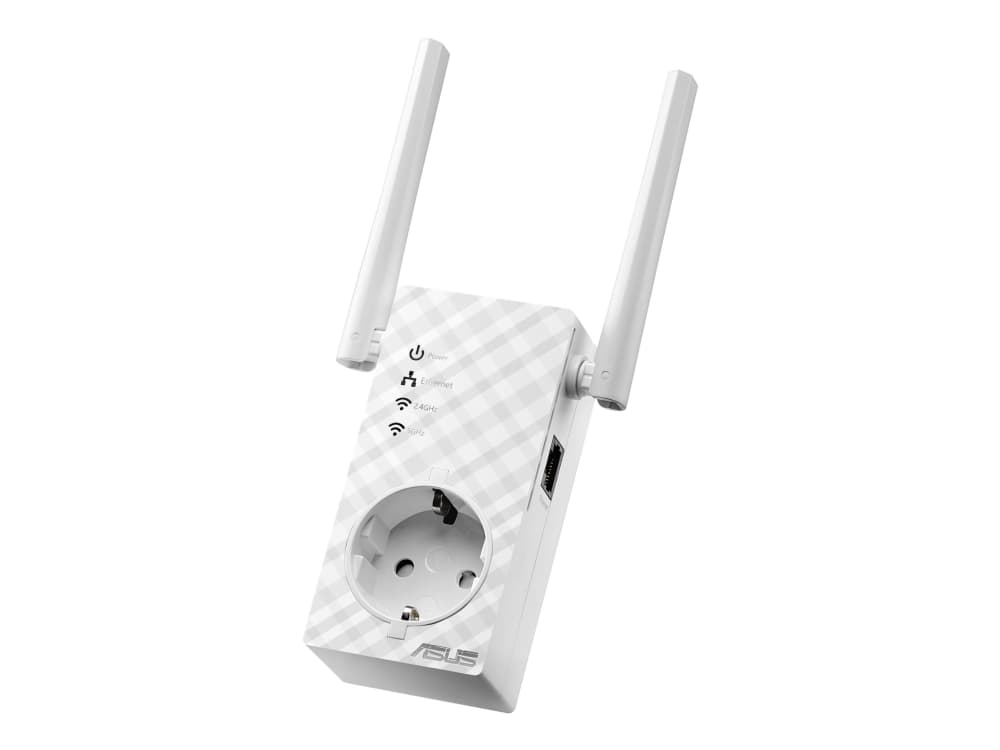 ASUS RP-AC53 - Rekkeviddeutvider for Wi-Fi - Wi-Fi - 2.4 GHz, 5 GHz - i veggen