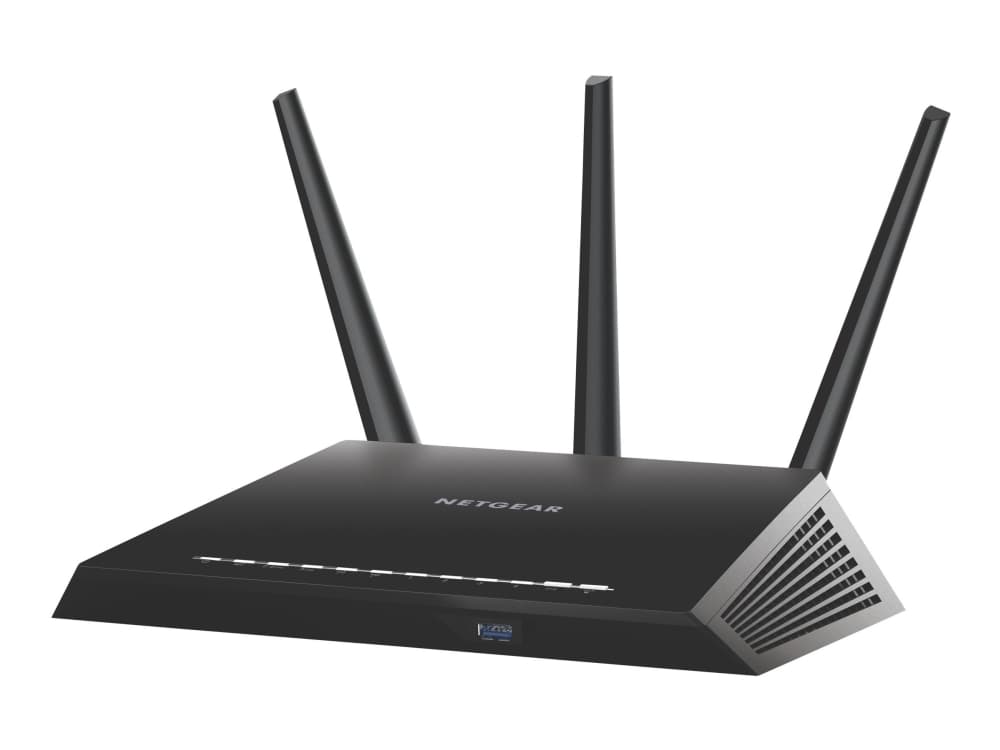 NETGEAR R7000 - Trådløs ruter - 4-portssvitsj - GigE - 802.11a/b/g/n/ac - Dobbeltbånd