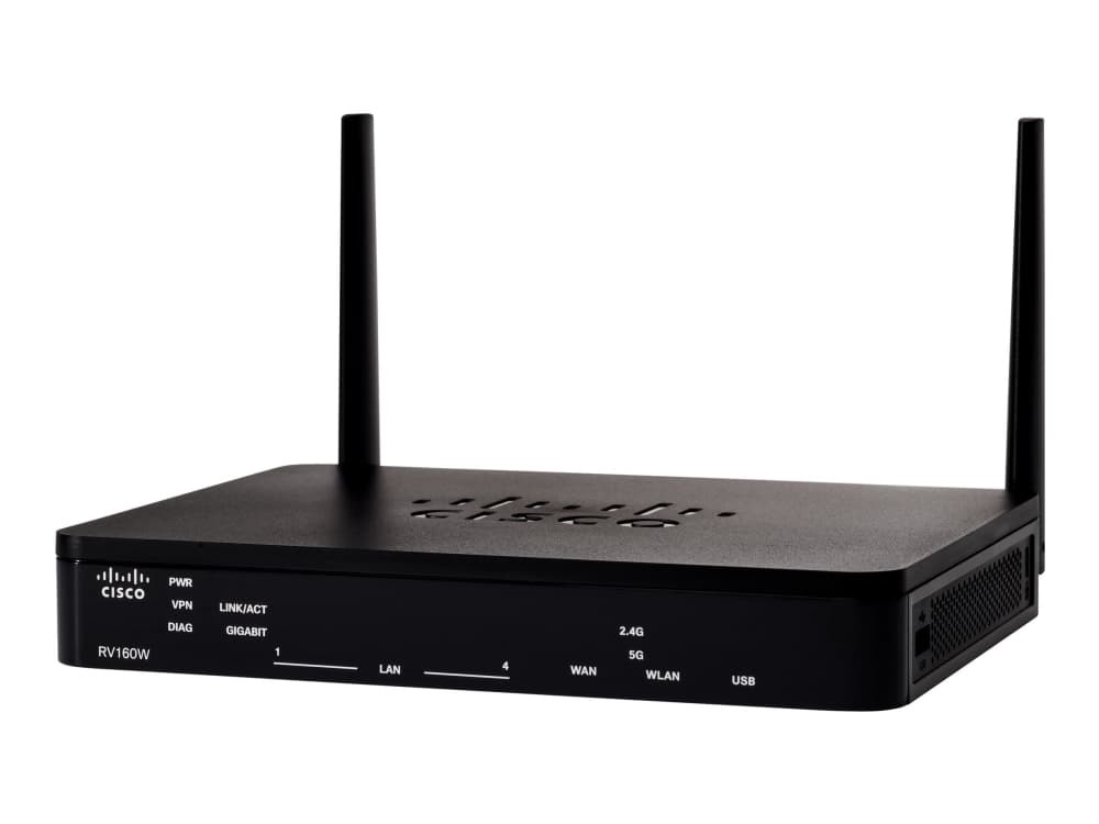Cisco Small Business RV160W - Trådlös router - 4-ports-switch - GigE - 802.11a/b/g/n/ac - Dubbelband