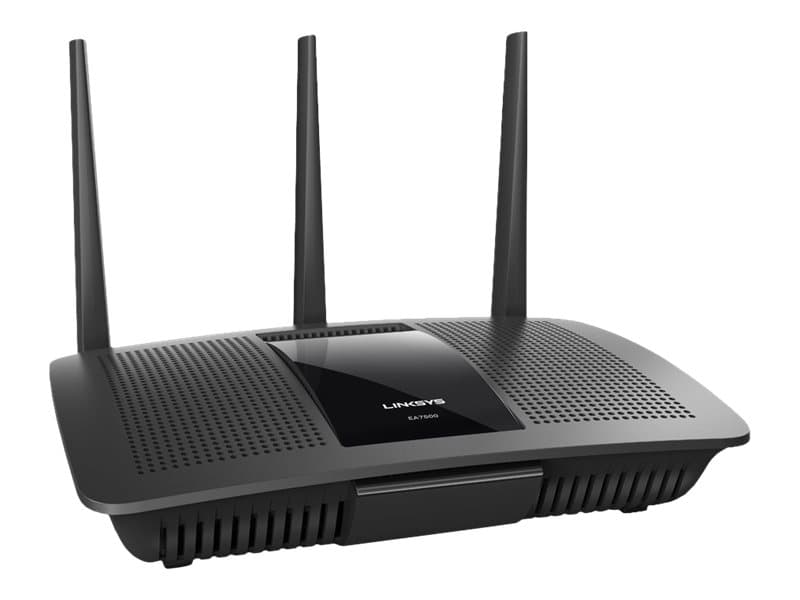 Linksys EA7500 v3 R75 Max-Stream - Trådløs ruter - 4-portssvitsj - GigE - 802.11a/b/g/n/ac - Dobbeltbånd