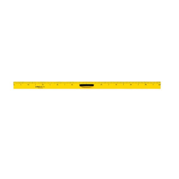 Linex Tavlelineal 100 cm plast gul