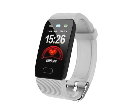 Aktivitetsarmband pulsklocka fitness tracker grå