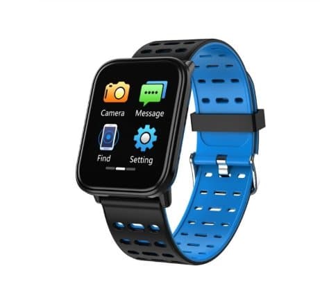 Aktivitetsarmband pulsklocka fitness tracker blå