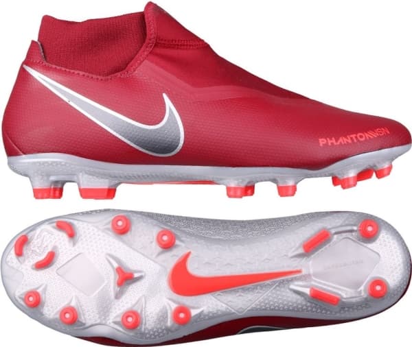 Nike Phantom VSN Academy DF FG soccer shoes red. 43 (AO3258-606)